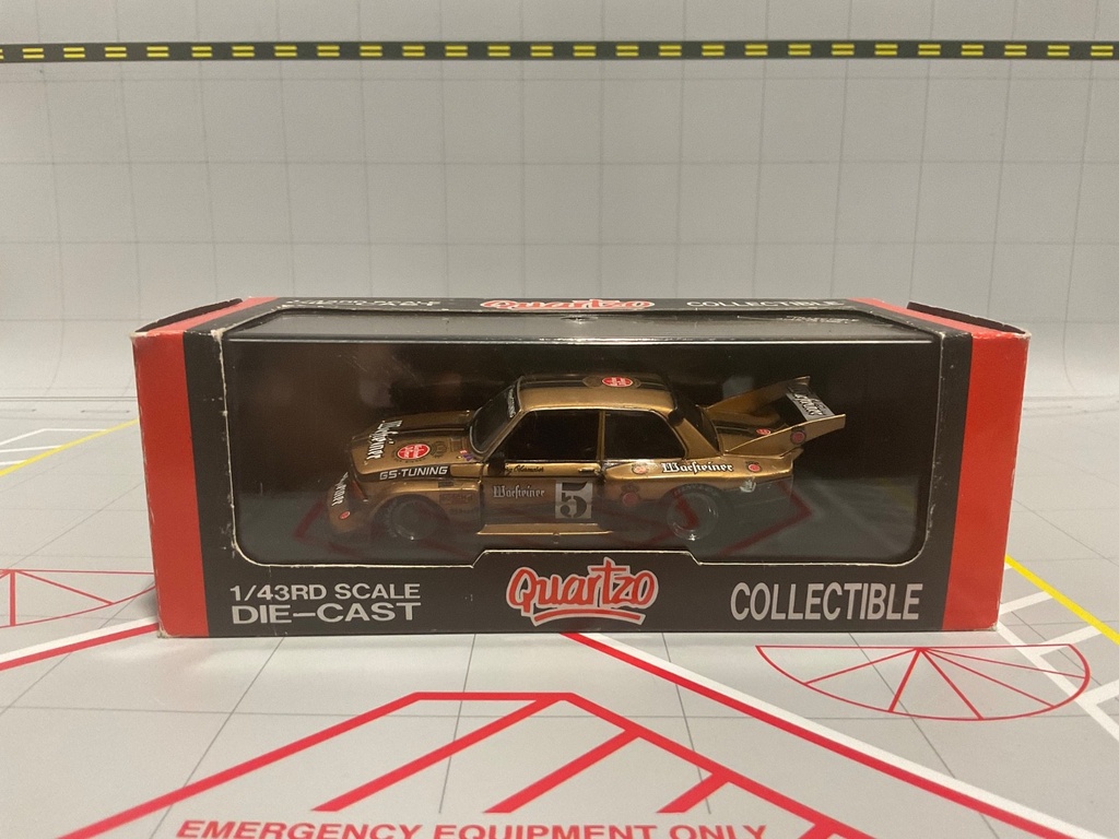 1:43 QUARTZO RALLY CAR 3024 BMW 320 GR.5 WARSTEINER JORG OBERMOSER 1978