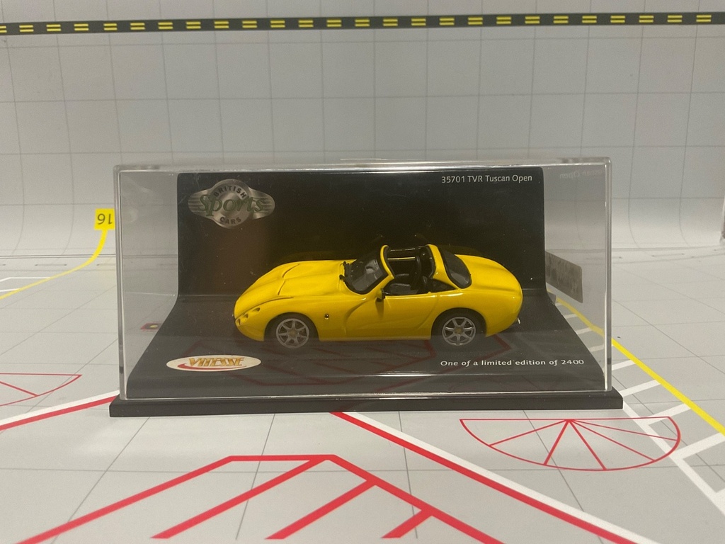 1:43 VITESSE BRITISH SPORTS CARS 35701 TVR TUSCAN OPEN