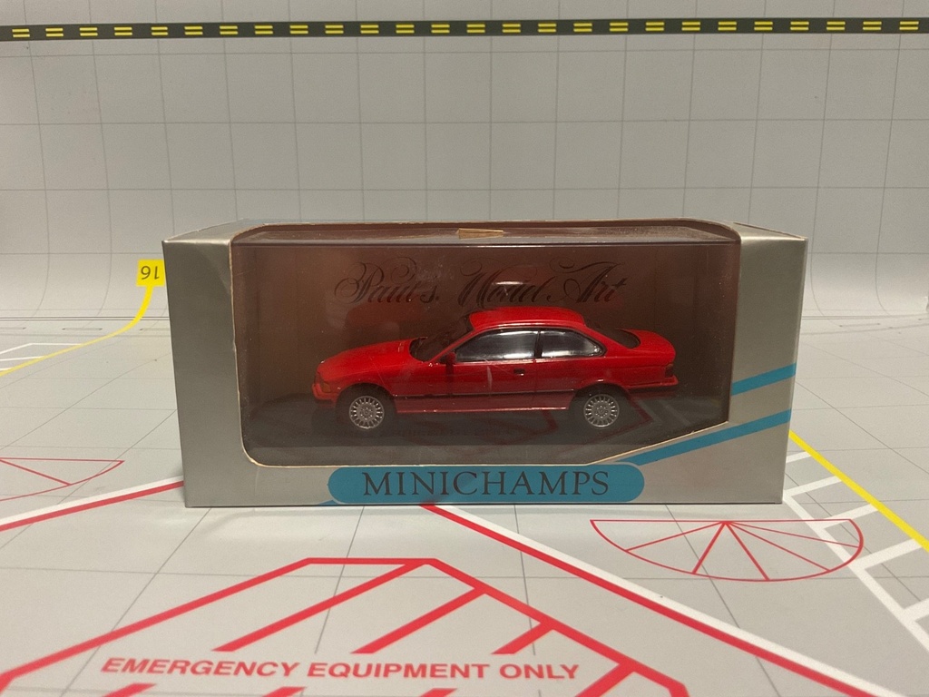[113462] 1:43 MINICHAMPS BMW 3-SERIES COUPE RED