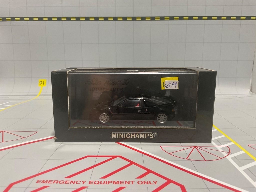 1:43 MINICHAMPS FORD RS 200 1986 BLACK