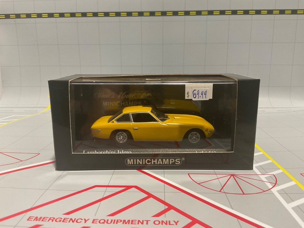1:43 MINICHAMPS LAMBORGHINI ISLERO 1968 YELLOW