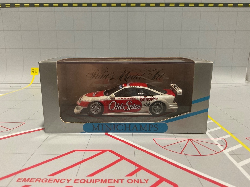 1:43 MINICHAMPS OPEL CALIBRA DESIGN SKETCH DTM 1996 H. STUCK
