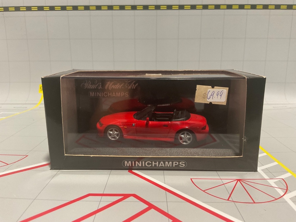 [113479] 1:43 MINICHAMPS BMW Z3 2.8 CABRIOLET 1997 RED