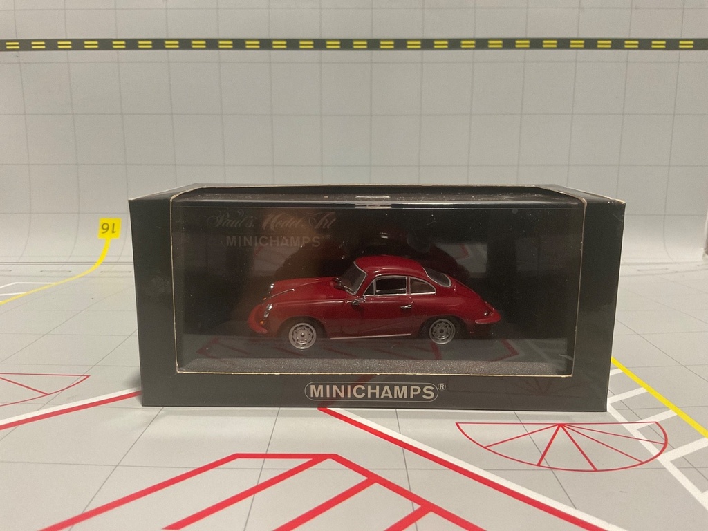 1:43 MINICHAMPS PORSCHE 356 CARRERA 2 1963-64 RED