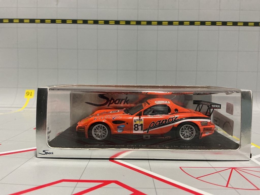 1:43 SPARK PANOZ ESPERANTE N. 81 LM 2006 1ST LM GT2 CLASS