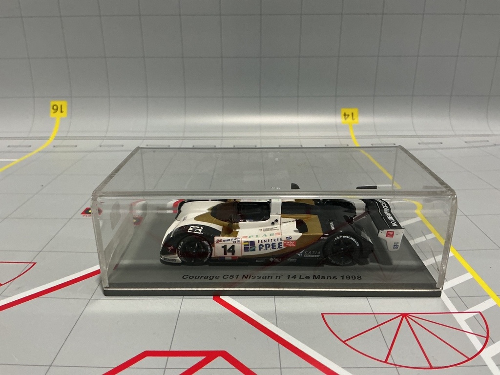 1:43 SPARK COURAGE C51 NISSAN N. 14 LE MANS 1998