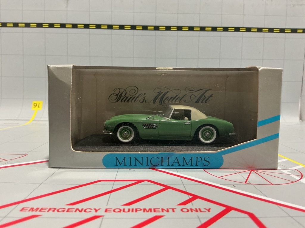 1:43 MINICHAMPS BMW 507 CABRIO SOFT TOP
