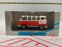 1:43 MINICHAMPS VW BUS SAMBA RED / CREME