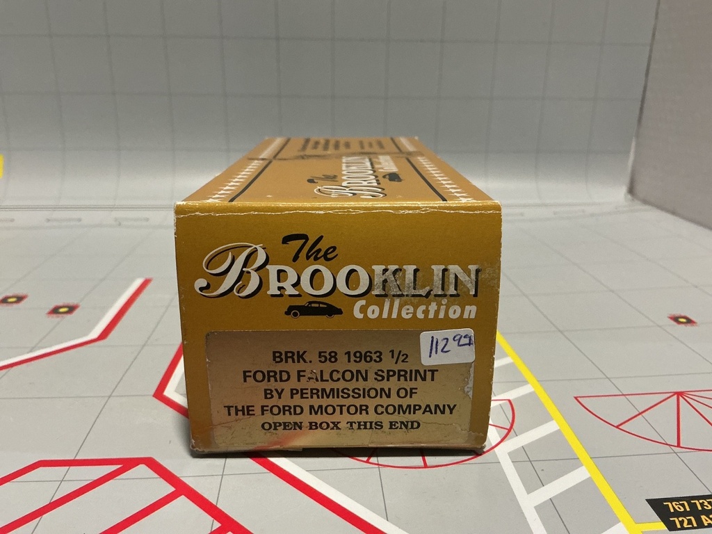 1:43 BROOKLIN MODELS 1963 1/2 FORD FALCON SPRINT