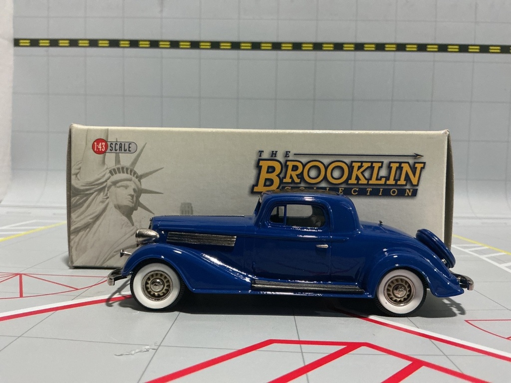 1:43 BROOKLIN MODELS BRK 133 1934 BUICK 96-S COUPE ROYALE BLUE