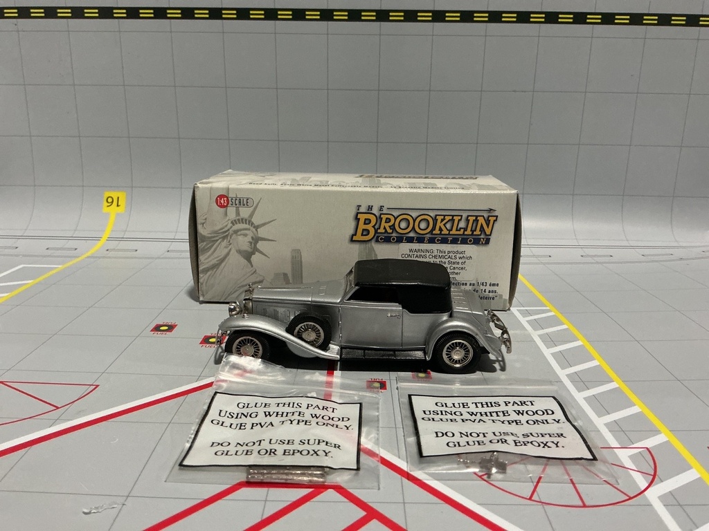 1:43 BROOKLIN MODELS BRK 146 1933 STUTZ DV-32 VICTORIA [FRONT DAMAGED]