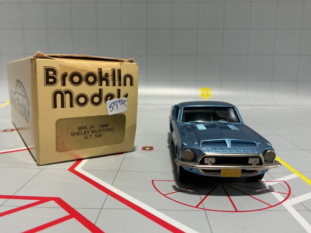 1:43 BROOKLIN MODELS BRK 24 1968 SHELBY MUSTANG GT 500