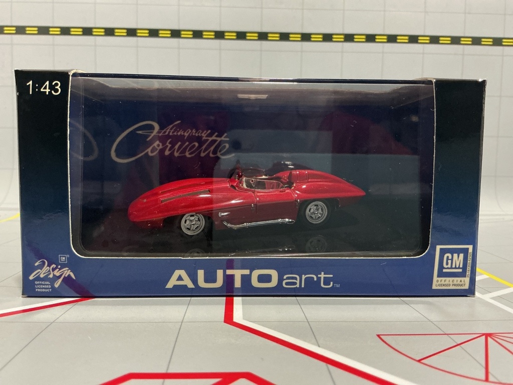 1:43 AUTO ART 51002 CHEVROLET CORVETTE STINGRAY ‘1959 RED