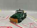 1:43 MATCHBOX MODELS OF YESTERYEAR YRS04 GREEN 1954 FORD F100 SNOW PLOW