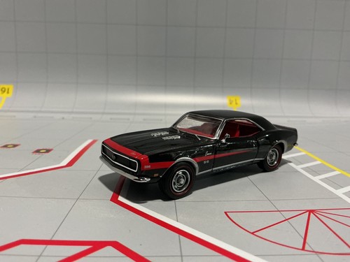 1:43 MATCHBOX MODELS OF YESTERDAY 1968 CAMARO SS 396 BLACK / RED STRIPE