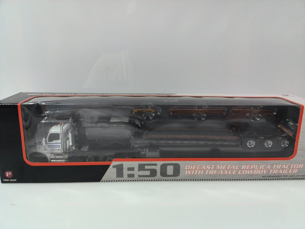 [116105] 1:50 FIRST GEAR KENWORTH T880 WITH LOWBOY TRAILER KOMATSU 50-3281