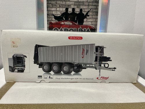 1/32 WIKING - FLIEGL ABSCHIEBEWAGEN ASW 391 MIT STREUWERK