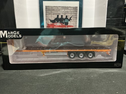 1/32 MARGE MODLES PACTON FLATBED TRAILER YELLOW