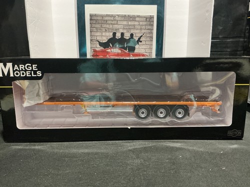 1/32 MARGE MODLES PACTON FLATBED TRAILER YELLOW
