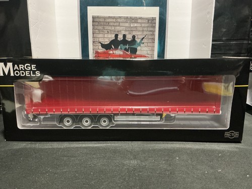 1/32 MARGE MODLES PACTON CONTAINER TRAILER PLAIN RED