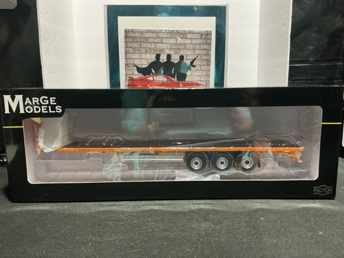 1/32 MARGE MODLES PACTON FLATBED TRAILER YELLOW