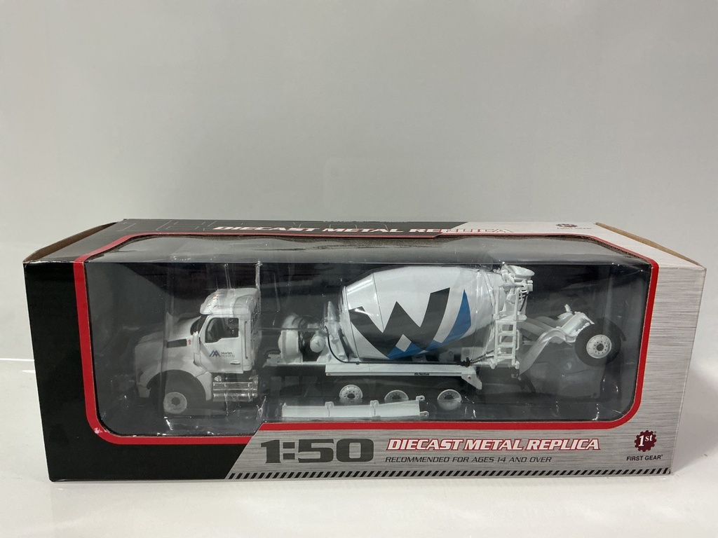 [116137.] 1:50 FIRST GEAR KENWORTH T880 MCNEILUS BRIDGEMASTER CONCRETE MIXER 