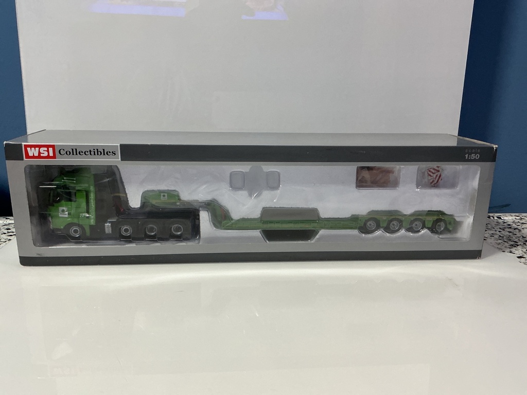 1:50 WSI MODELS ARBOGAST MAN TGX  8 X 4 WITH LOWBOY TRAILER #02–1498