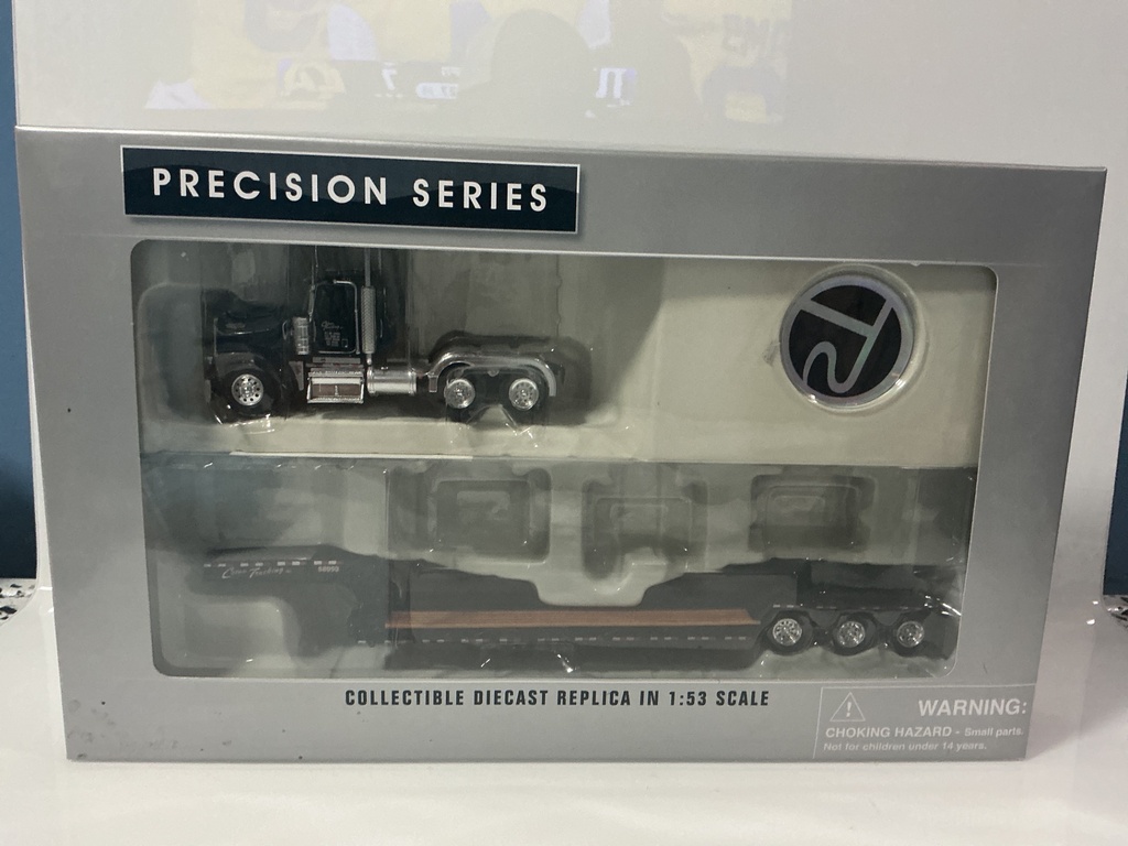 [116166.] 1:53 TONKIN PRECISION SERIES KENWORTH DAY CAB CATON TRUCKING WITH LOW BOY