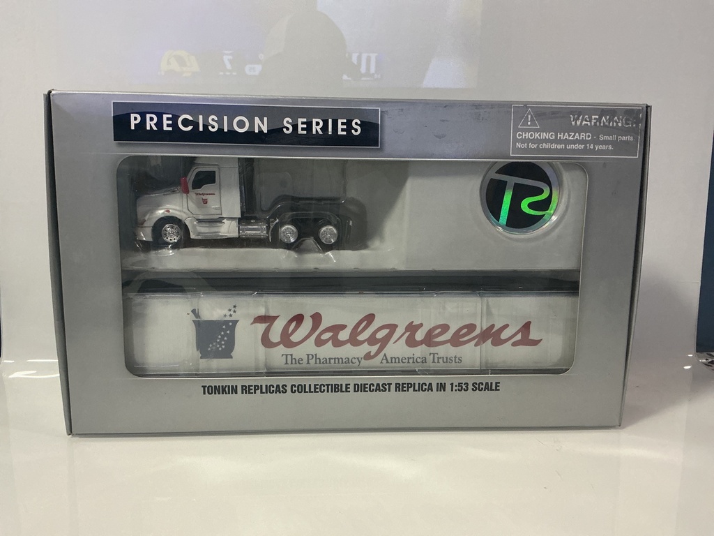 1:53 TONKIN PRECISION SERIES WALGREENS DAY CAB WITH BOX VAN