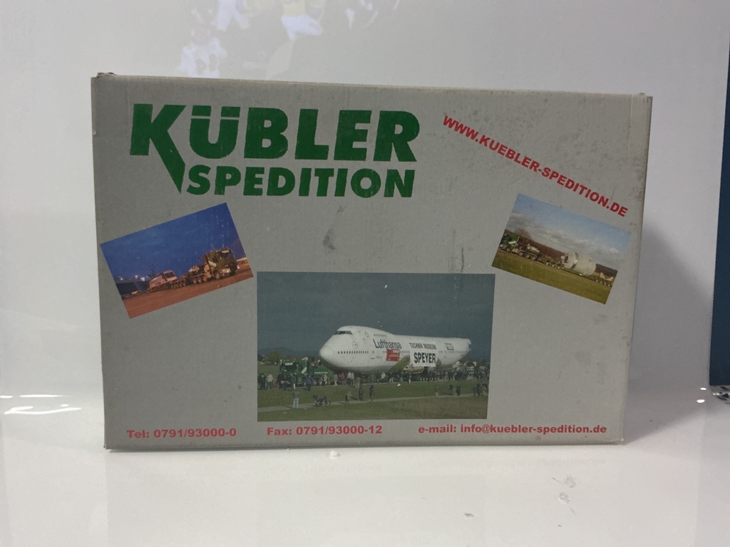 1:50 CONRAD KUBLER  SCHEURLE NOOTEBOOM MODULE TRAILER WITH TRACTOR #40125/0