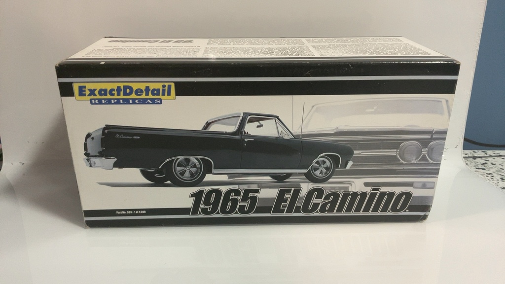 1/18  EXACT DETAILS REPLICAS 1965 EL CAMINO PAINT RASH ALL OVER