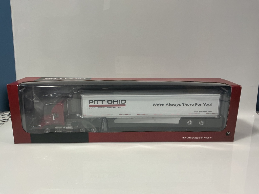 1:64 FIRST GEAR MACK PINNACLE WITH DRY TRAILER  PITT OHIO #69–0398