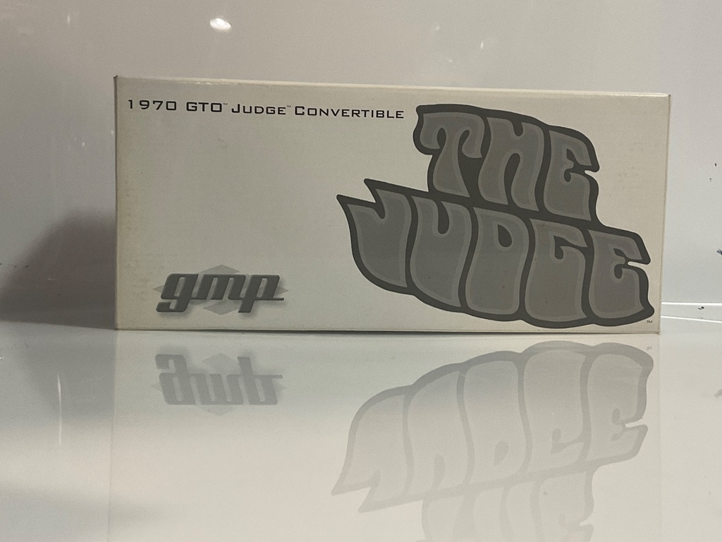 [118581.] 1/24 GMP 1970 GTO JUDGE CONVERTIBLE LIGHT RASHING ON CAR 
