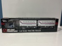 1:64 DIE-CAST PROMOTIONS DCP KENWORTH K100 WITH CARRETTA  PUP TRAILERS #33491