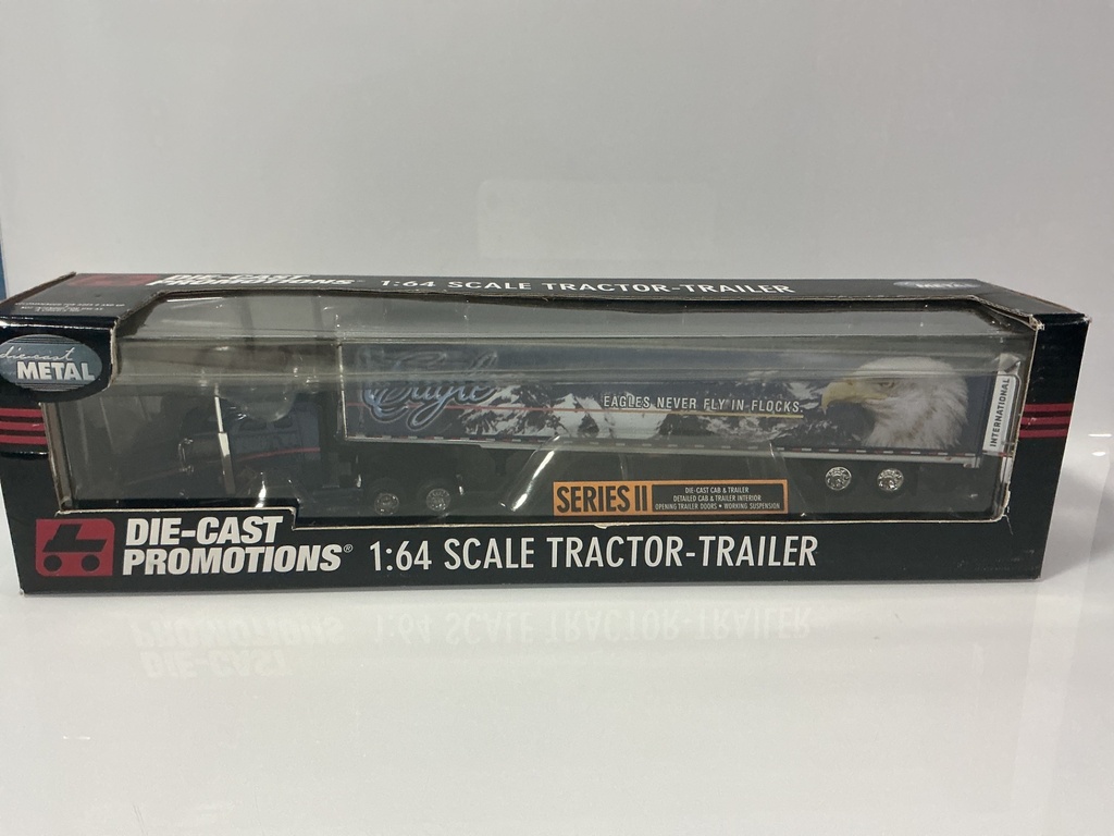 [116216.] 1:64 DIE-CAST  PROMOTIONS DCP INTERNATIONAL TRACTOR & EAGLE DRY BOX # 730790