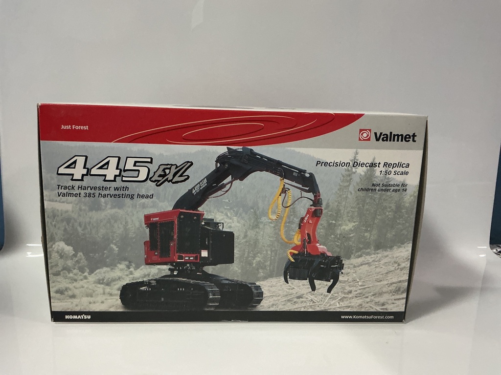 [111928.] 1:50 SWORD MODELS VALMET  445 EXL TRACK HARVESTER & 385 HEAD
