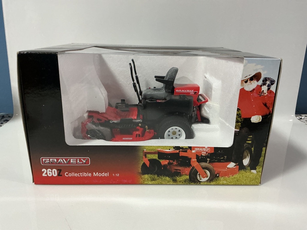 [111952.] 1:12 TWH COLLECTIBLES GRAVELY 260Z ZERO TURN MOWER #TWH014