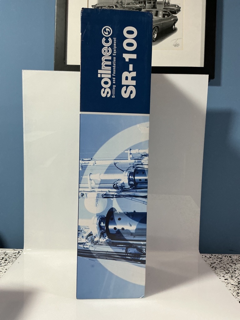 [112819.] 1:50 BYMO BR42426 SOILMEC SR100 PIPE AUGER WITH DOUBLE DRILL HEADS