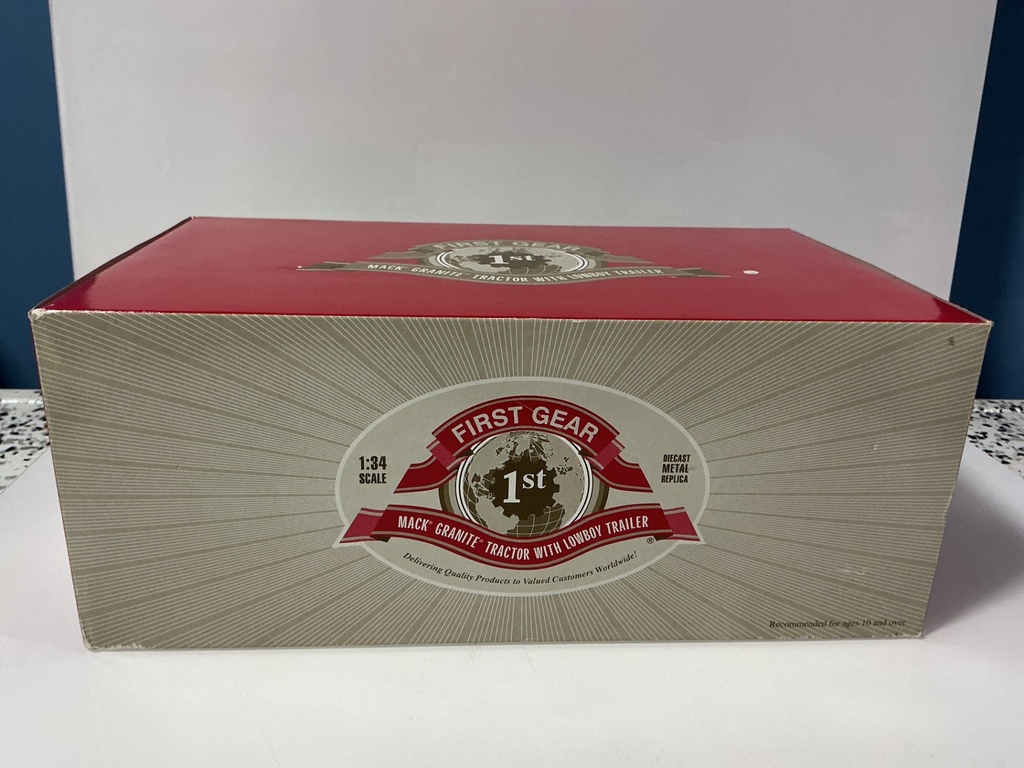 1:43 MACK GRANITE TRACTOR WITH LOWBOY TRAILER “TOLLWAY & TUNNEL”  19–30 328
