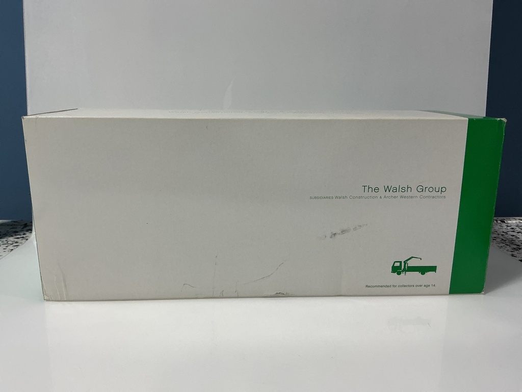1:34 FIRST GEAR WALSH GROUP MAC BOOM CRANE TRUCK 19-3814