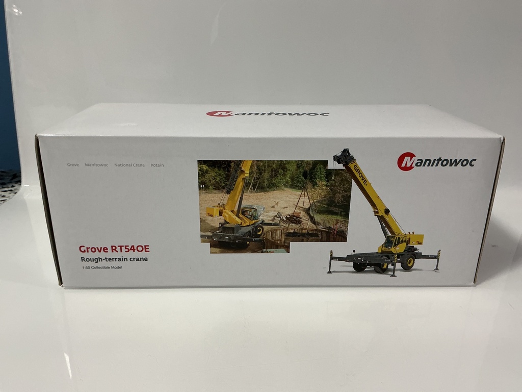 1:50 TWH COLLECTIBLES MANITOWOC  GROVE RT540E  ROUGH TERRAIN CRANE TWH079