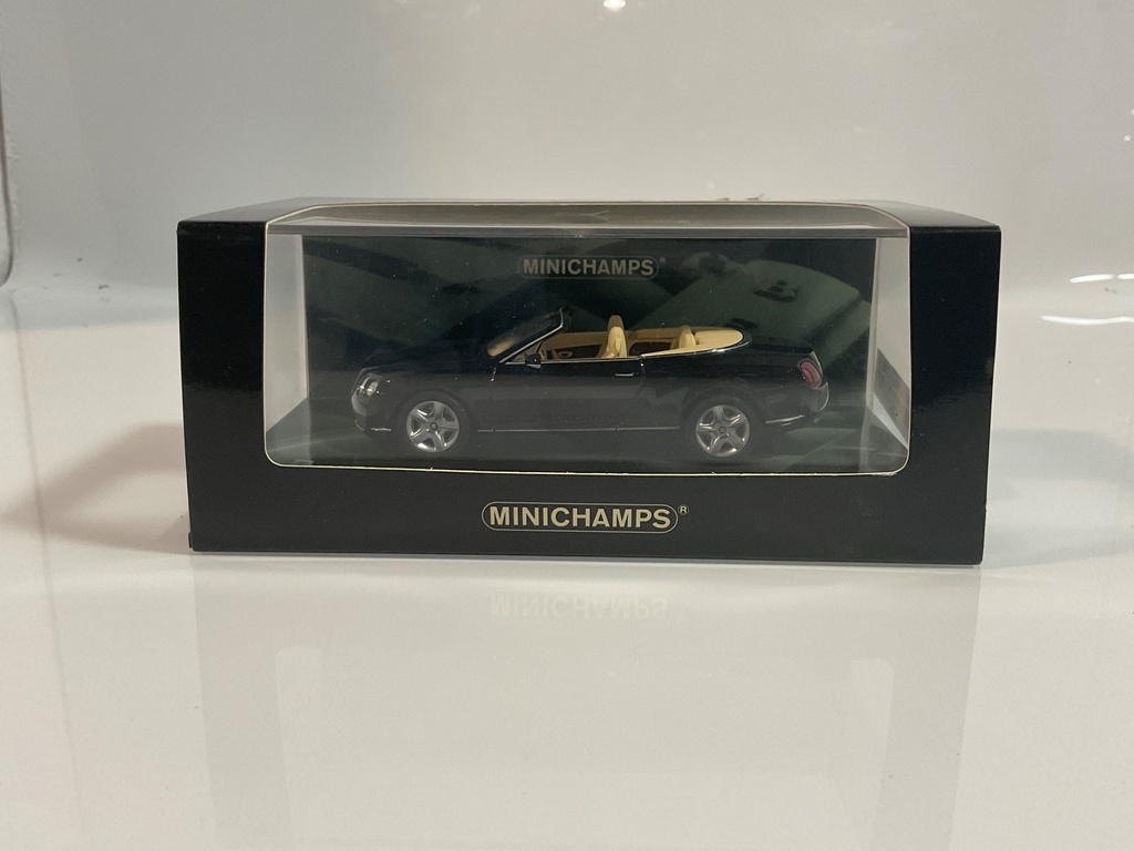 1/43 MINICHAMPS BENTLEY CONTINENTAL GTC 2006 BLCK  
