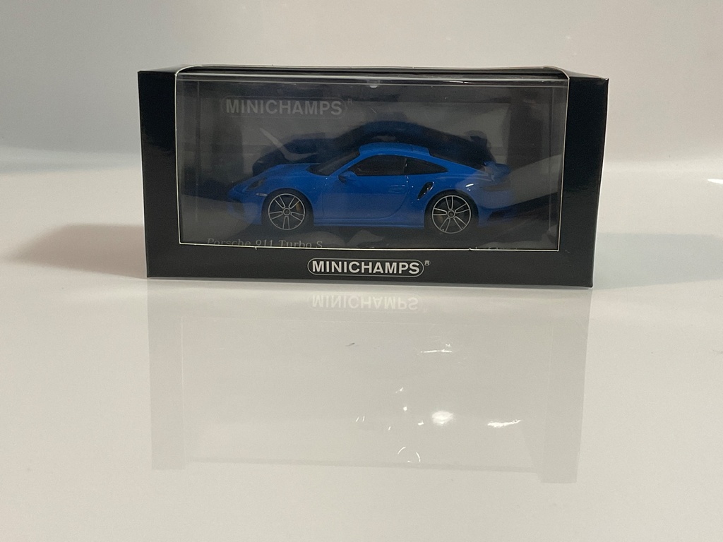 1/43 MINICHAMPS 2021 PORSHE 911 TURBO S BLUE 