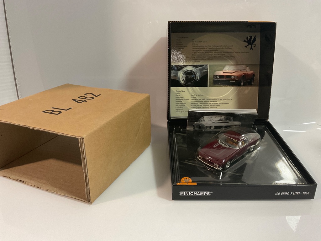 1/43 MINICHAMPS ISO GRIFO 7 LITRI 1968 