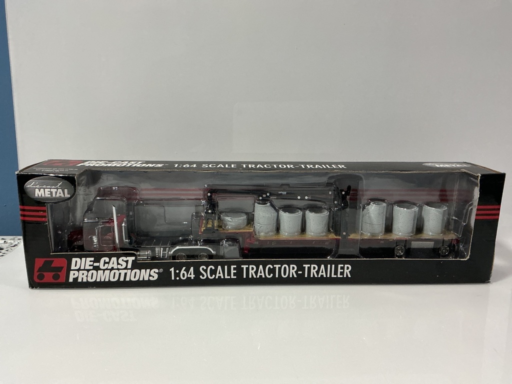 1:64 DCP DIE-CAST PROMOTIONS LEFEBVRE KENWORTH & STEPDECK BOOM #31984