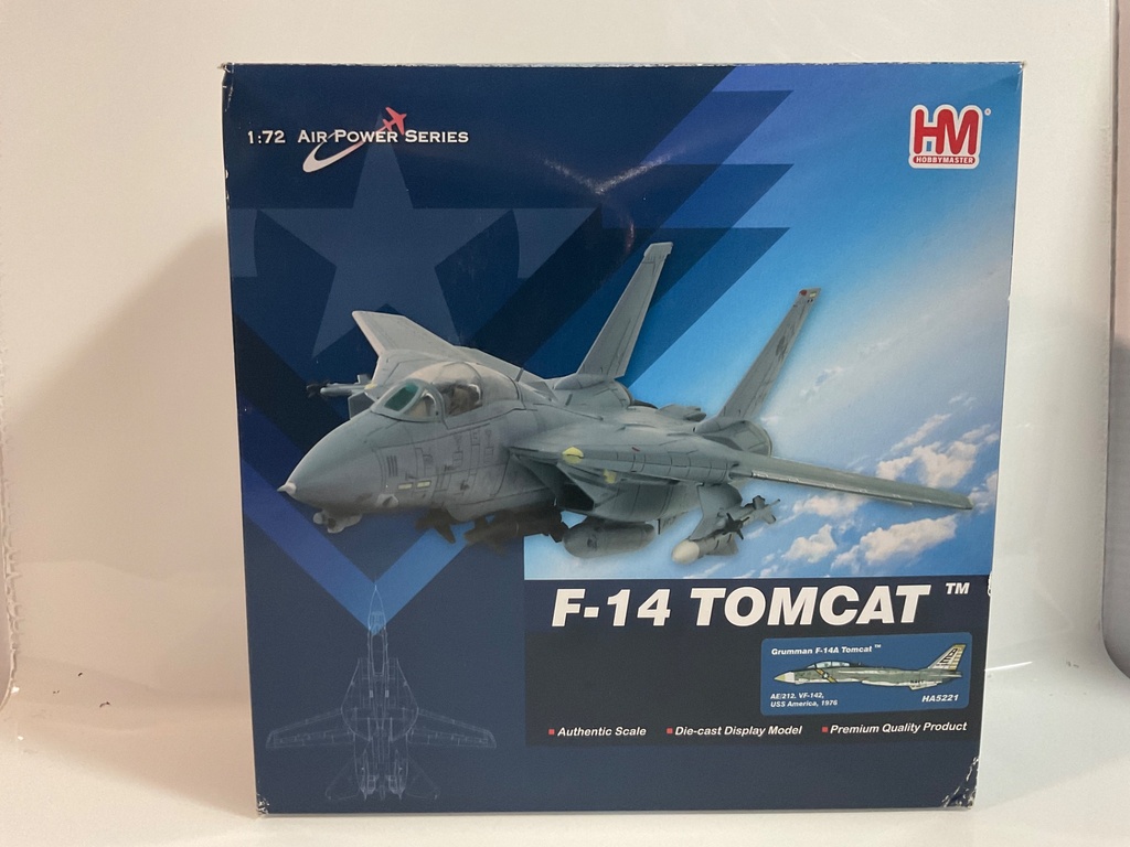 [111985.] 1/72 HOBBY MASTER F-14 TOMCAT GRUMMAN F-14A USS AMERICA 1976