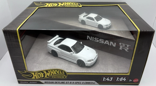 1/64 & 1/43  HOT WHEELS PREMIUM 2026 COSTCO 2 PACK NISSAN SKYLINE GT-R