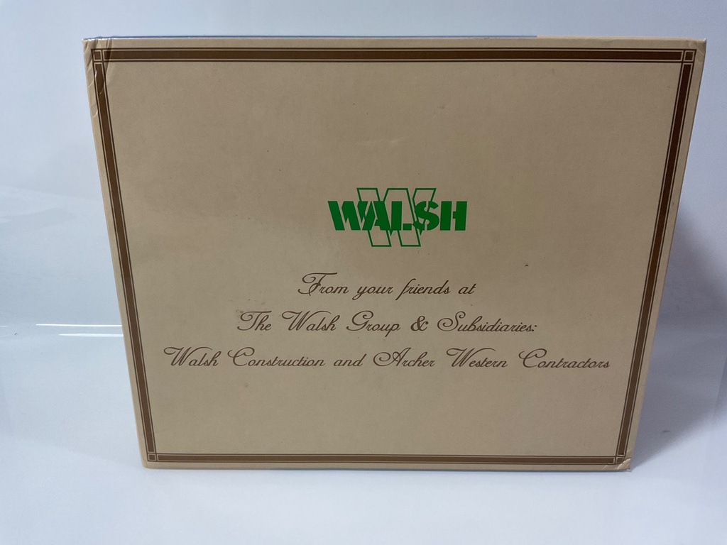 1/34 FIRST GEAR WALSH CONSTRUCTION TRCK AND TRAILER  19-3575