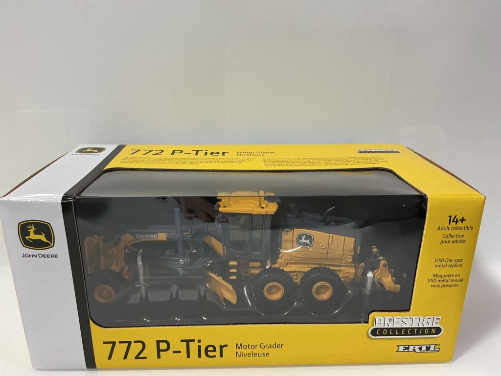 1/50 ERTL JOHN DEERE PRESTIGE 772  P TIER MOTOR GRADER