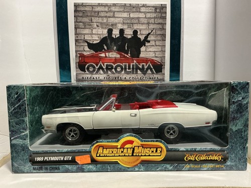 [115053.] 1:18 AMERICAN MUSCLE- 1969 PLYMOUTH GTX HEMI CONVERTIBLE